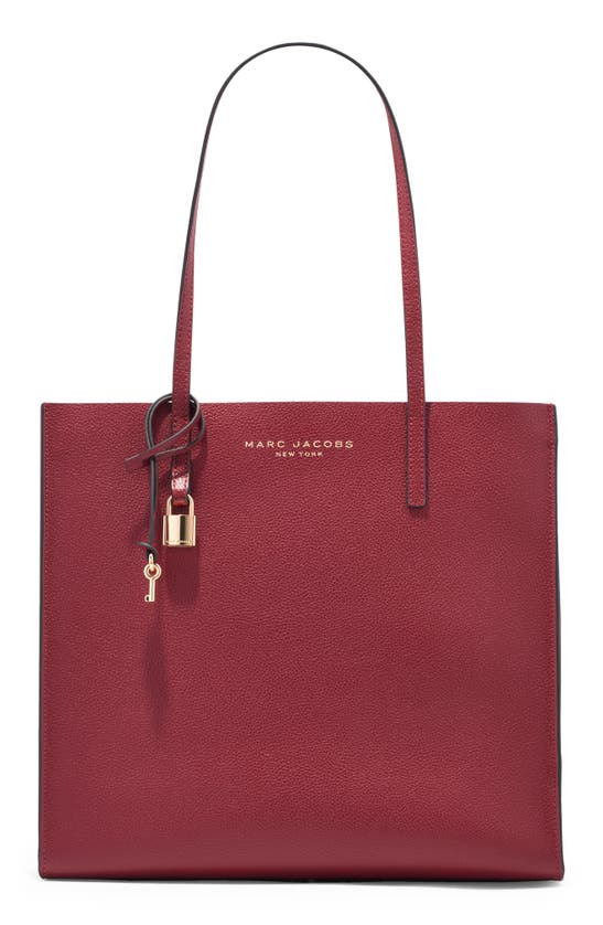Marc Jacobs The Grind Tote In Pomegranate
