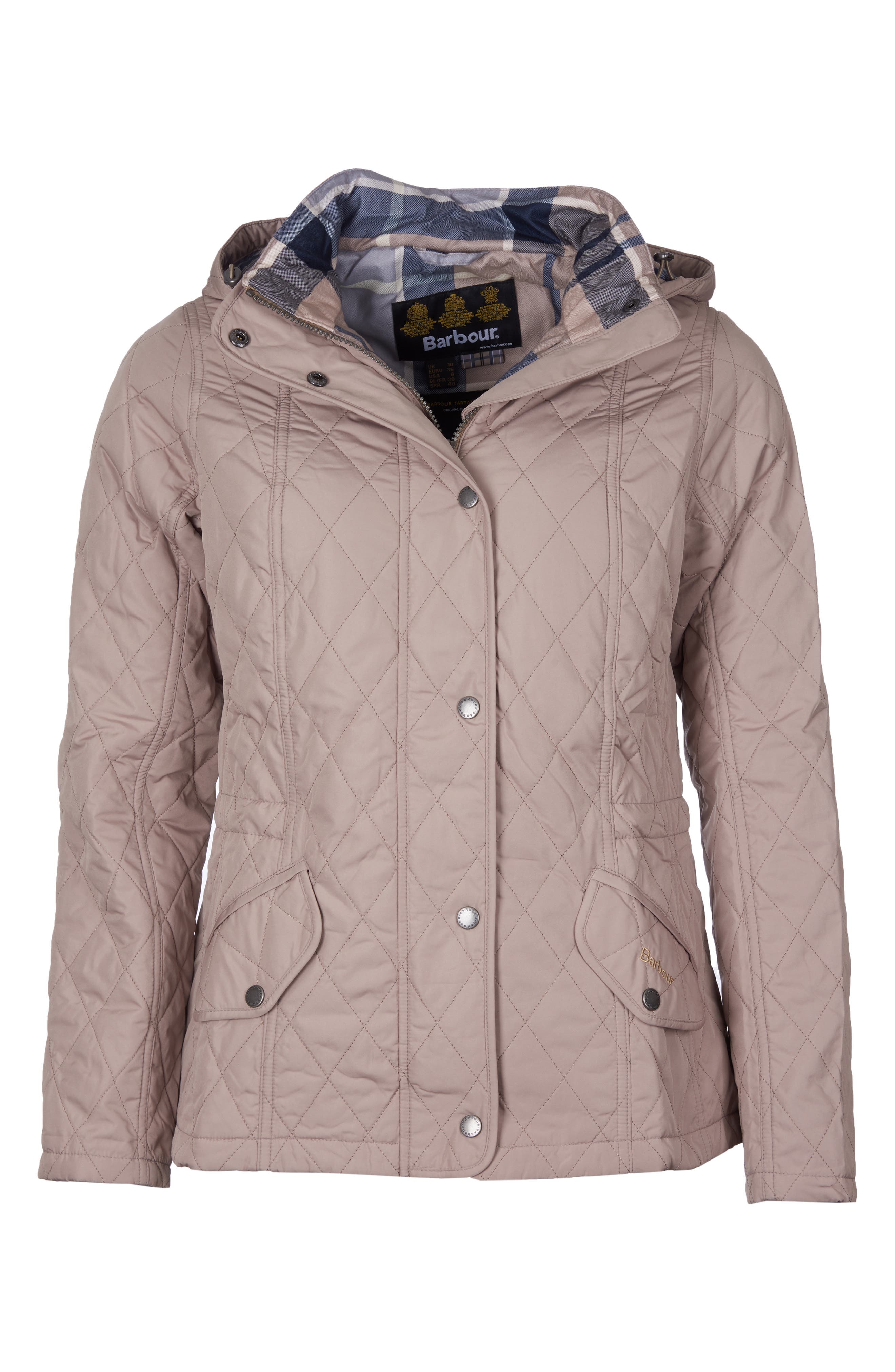 BARBOUR 'MILLFIRE' HOODED QUILTED JACKET,192569954945