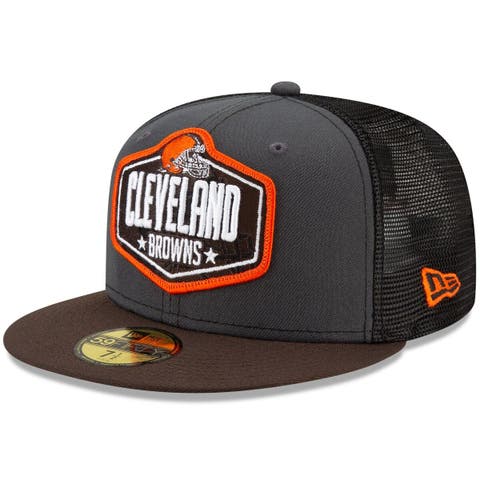 New Era Men's Gray Cleveland Browns City Describe 59FIFTY Fitted Hat