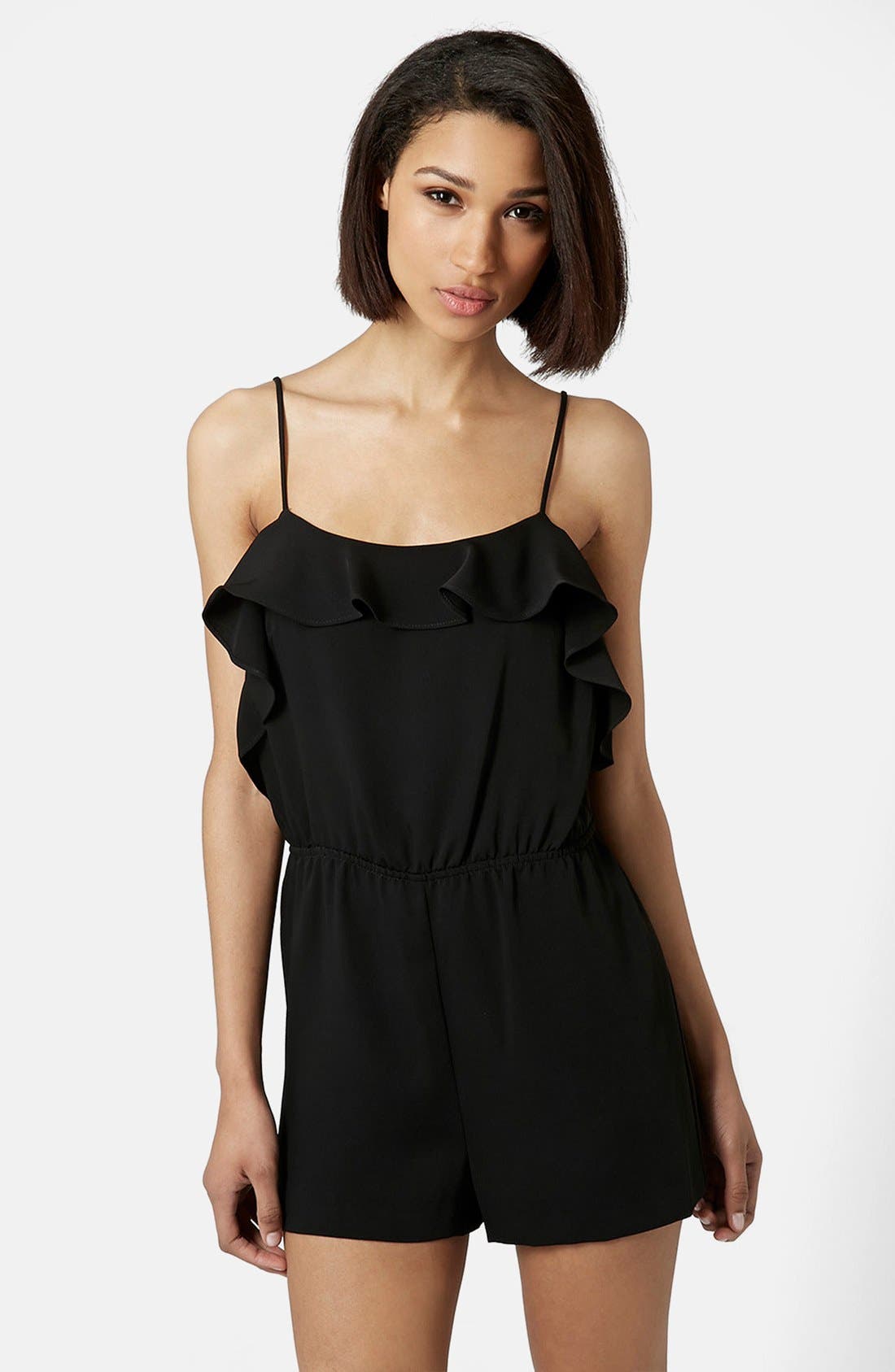 Ruffle Front Romper Nordstrom
