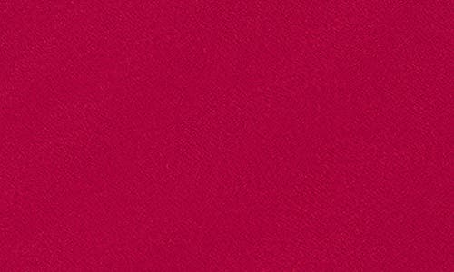 Cece Floral Print Double Ruffle Mixed Media Top In Deep Sangria Burgundy