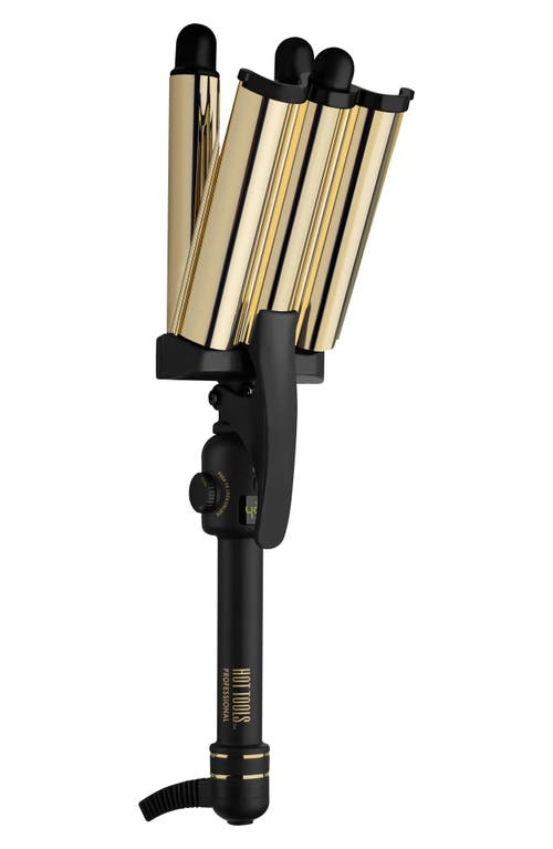 Hot Tools 24k Gold 3 Barrel Waver In 24k Gold