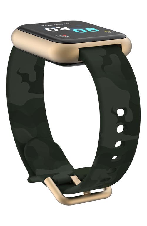 Shop I Touch Itouch Air 3 Smart Watch, 40mm In Gold Case/green Camo 40 Mm