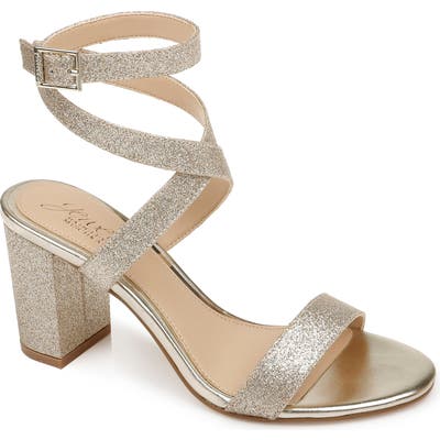Jewel Badgley Mischka Newberry Sandal, Metallic