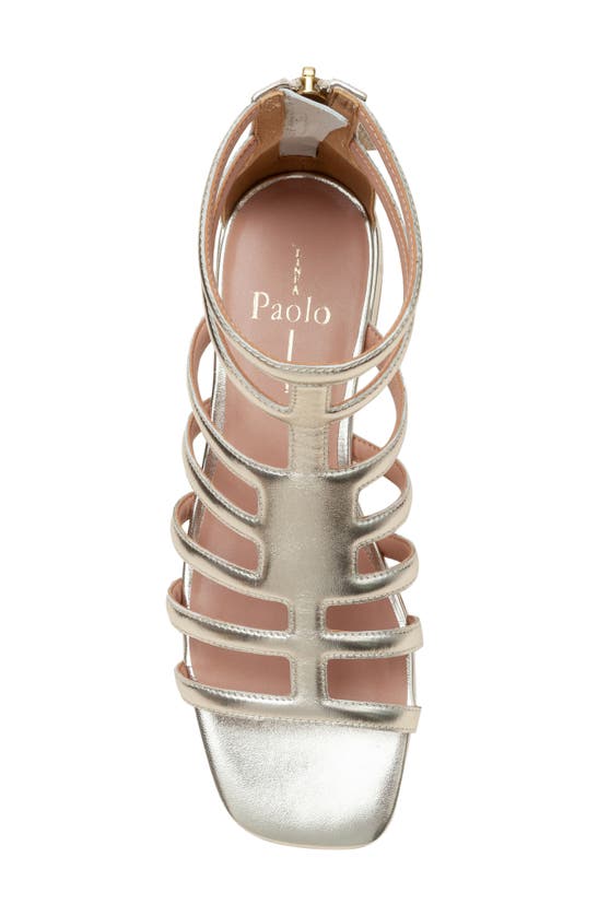 Shop Linea Paolo Lital Strappy Sandal In Platino