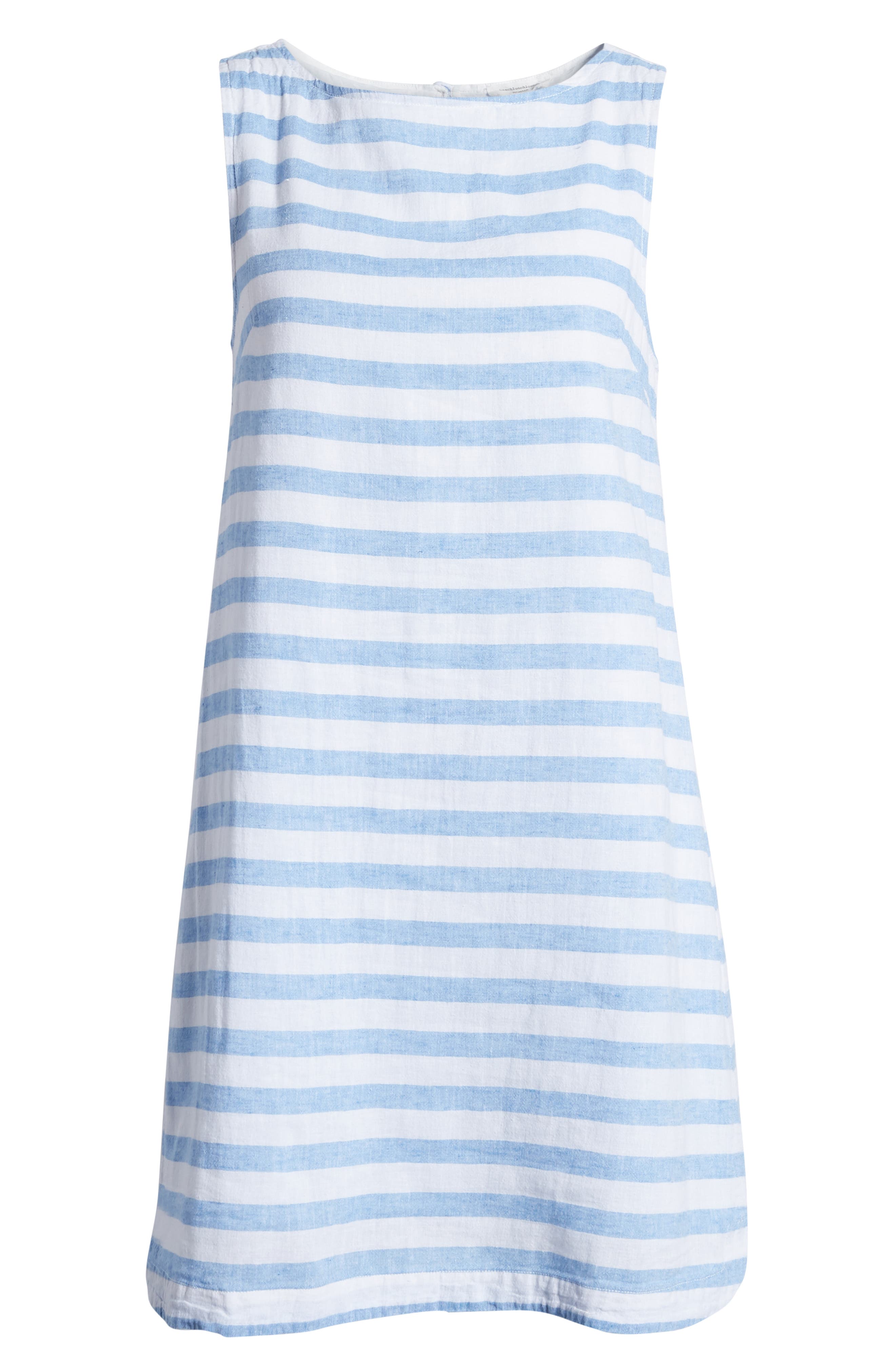 beachlunchlounge linen blend shift dress