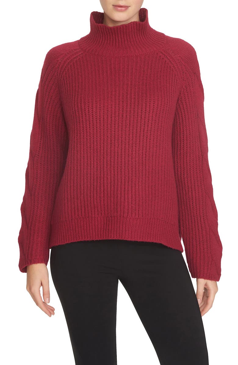 1.STATE Cable Knit Turtleneck Sweater | Nordstrom