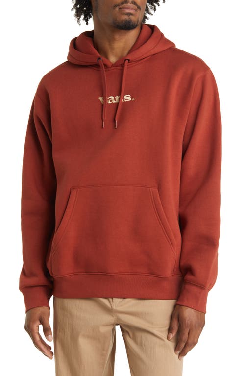Vans Lowered Loose Pullover Hoodie in Burnt Henna at Nordstrom, Size Small