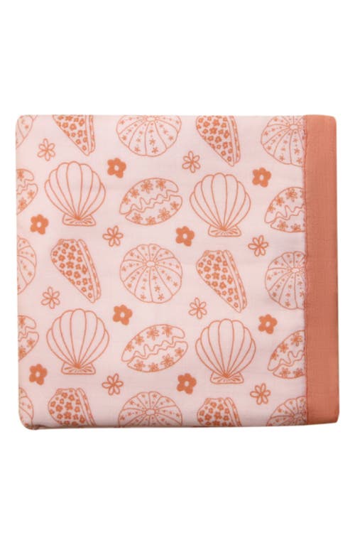 Coco Moon Shell-Abrate Baby Quilt in Pink at Nordstrom