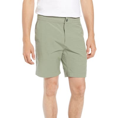 Faherty All Day Flat Front Shorts, Green