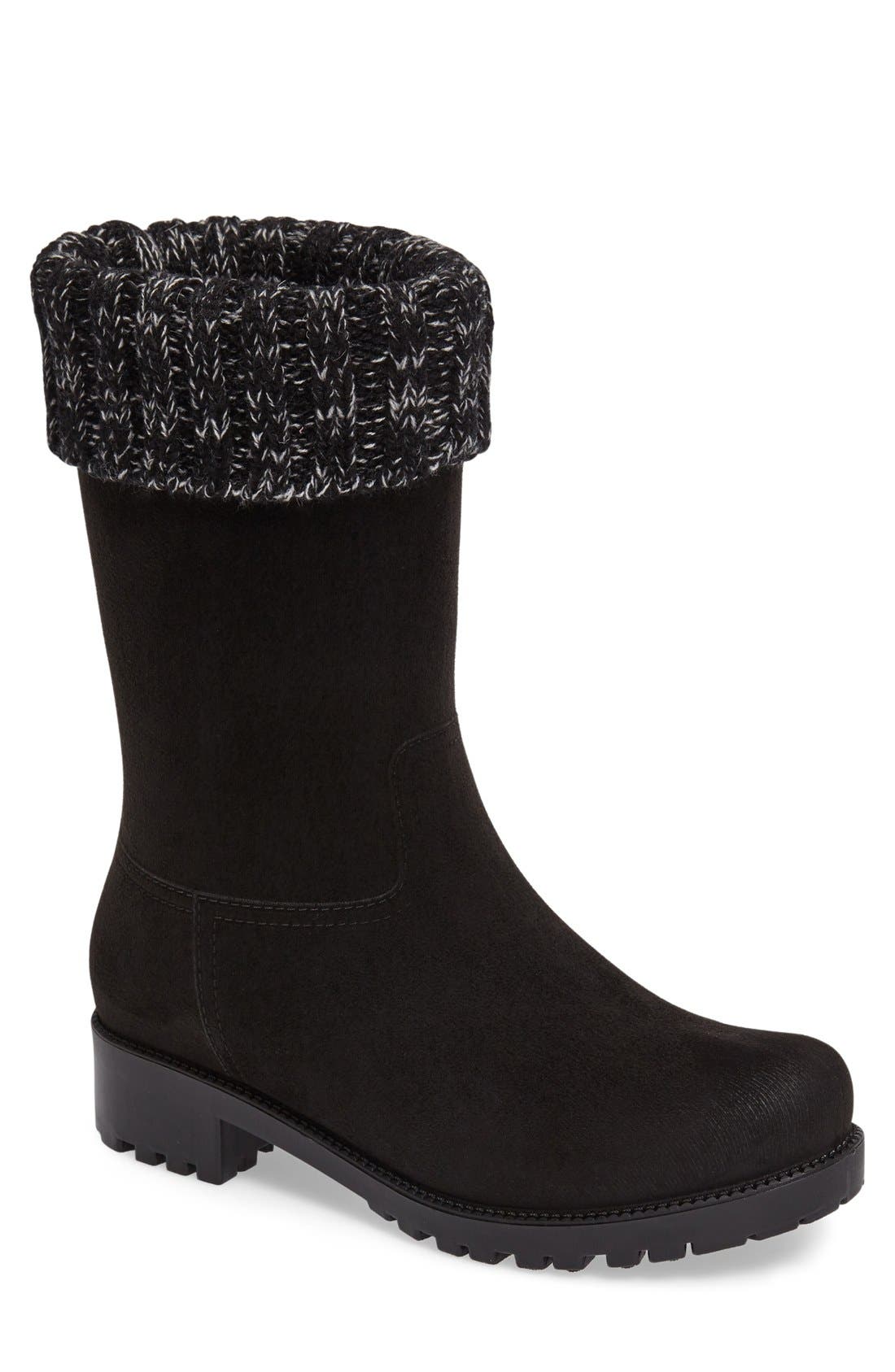 Dav Shelby Knit Cuff Waterproof Boot