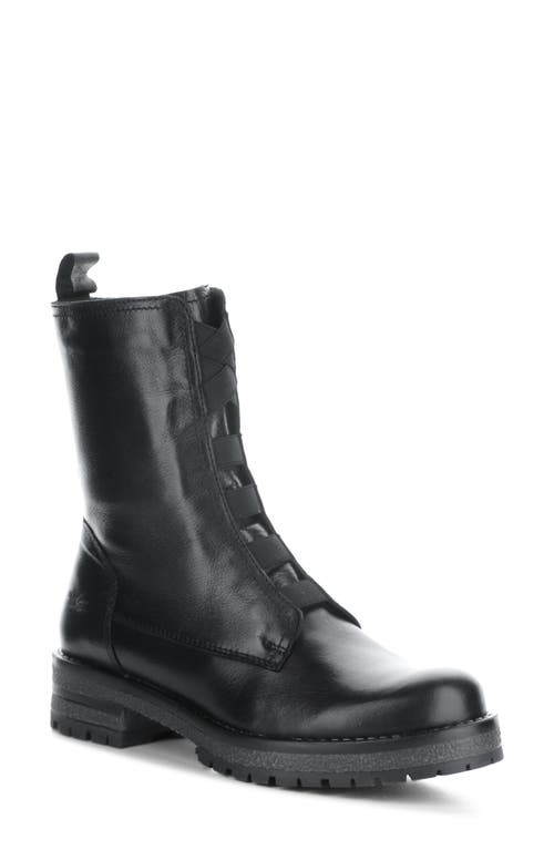 Patrai Waterproof Bootie in Black Feel Leather