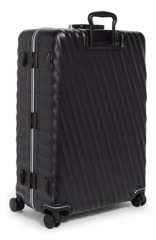 Tumi 19 Degree Extended Trip 4 Wheel Packing Case In Black Texture