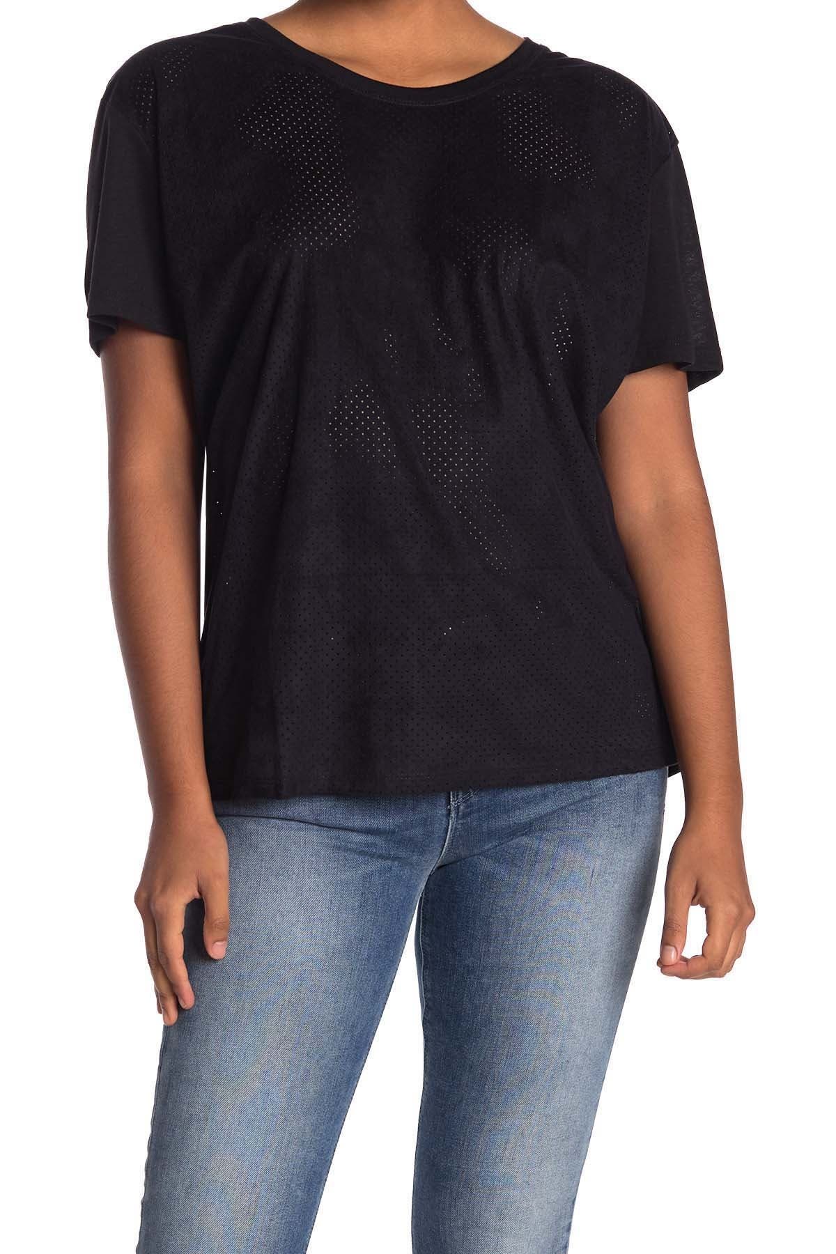 Click to view more detailed imagery on our partner's website Alberto Makali Mesh Front Crew Neck T-shirt In Asst