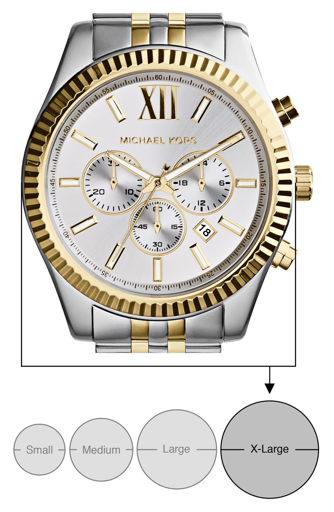 michael kors 45mm watch