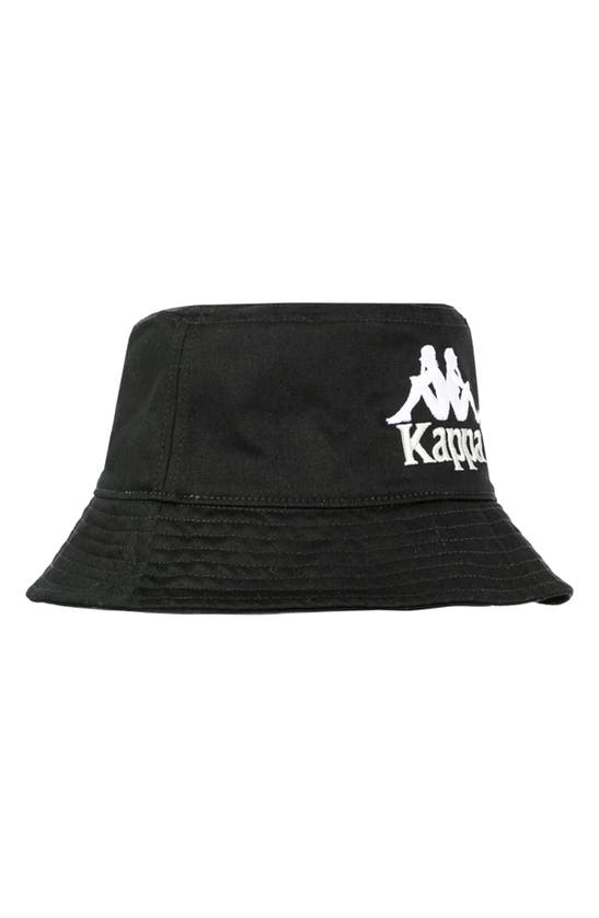 Kappa Authentic Stals Bucket Hat In Black Jet