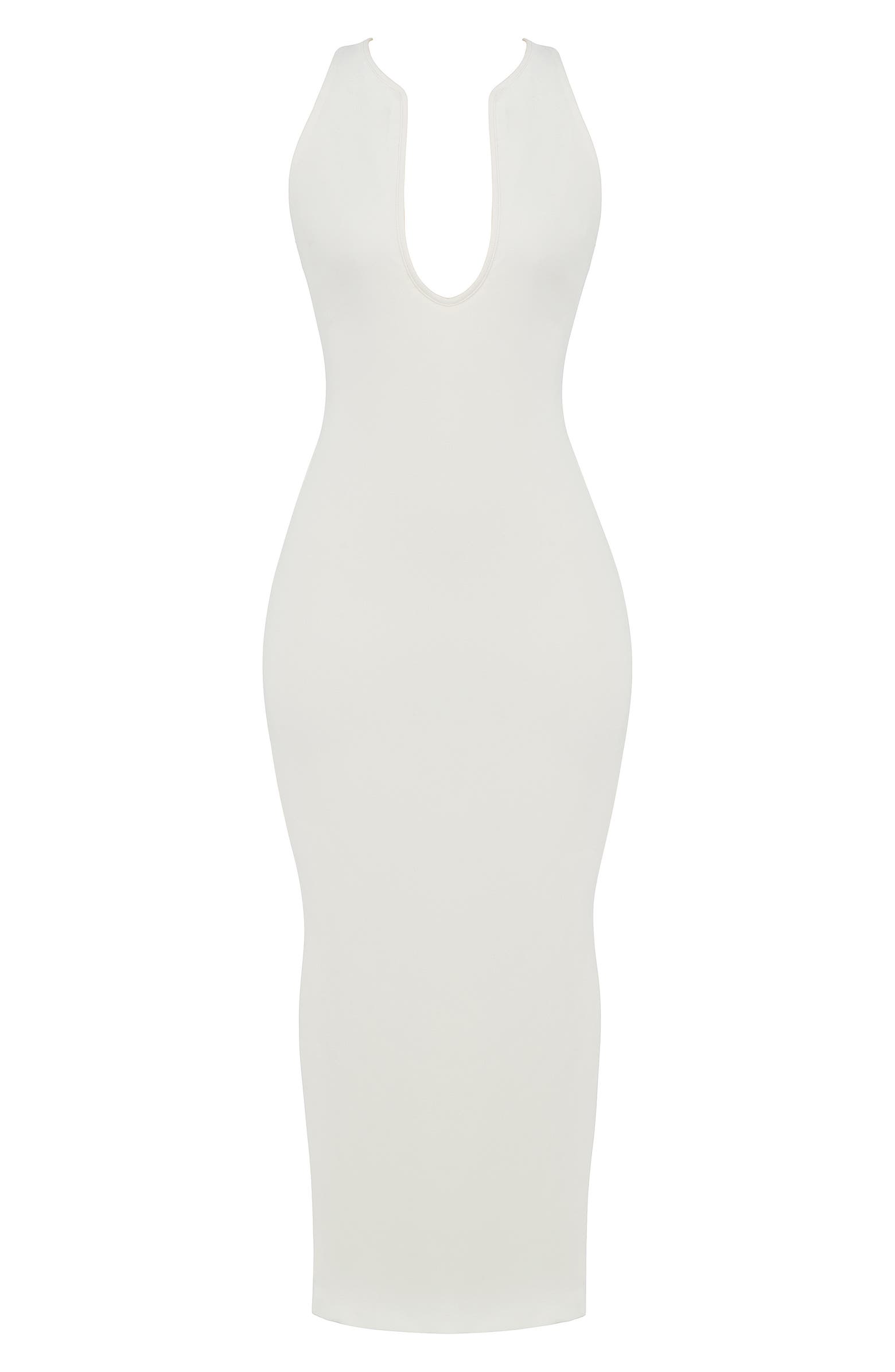 HOUSE OF CB Eleanora Plunge Neck Maxi Cocktail Dress | Nordstrom