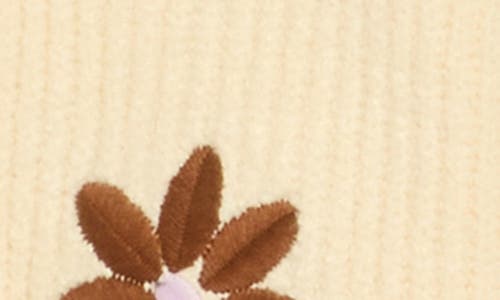 Design History Kids' Cardigan Sweater & Skirt Set In Winter Wheat