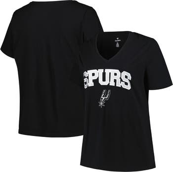 PROFILE Women s Profile Black San Antonio Spurs Plus Size Arch