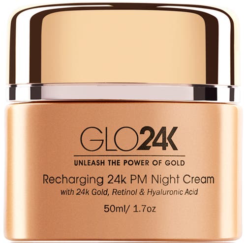Glo24k Unleash The Power Of Gold Recharging 24k Pm Night Cream In Na