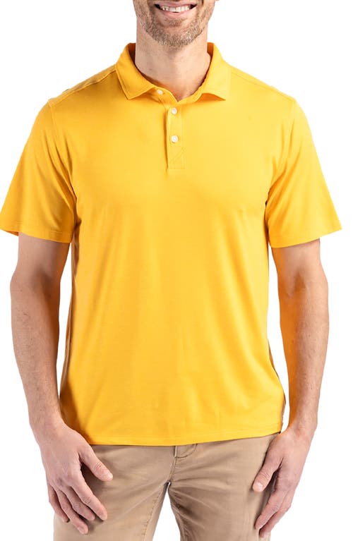 Shop Cutter & Buck Comfort Performance Jersey Polo In College Gold