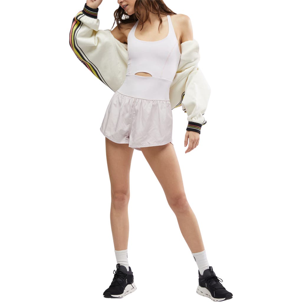 Fp Movement By Free People Righteous Runsie Romper In Rose Water