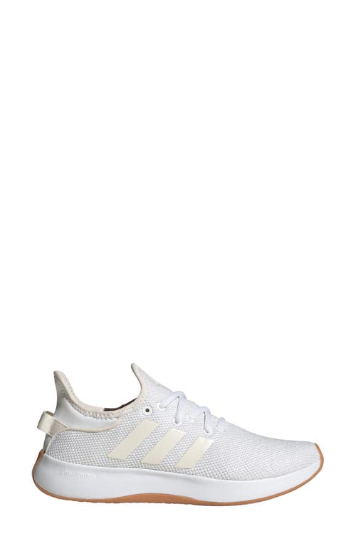 Adidas Originals Adidas Cloadfoam Pure Running Shoe In White/white/zero Metallic