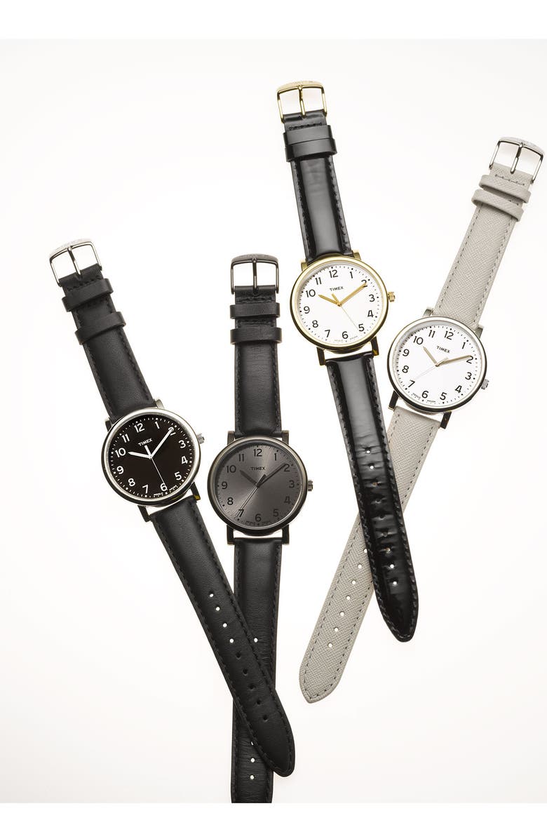 Timex Easy Reader Leather Strap Watch 42mm Nordstrom Timex easy reader leather strap watch 42mm nordstrom