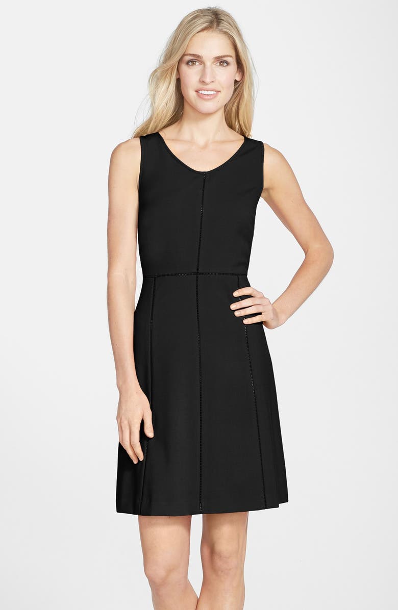 Marc New York by Andrew Marc Open Stitch A-Line Dress | Nordstrom