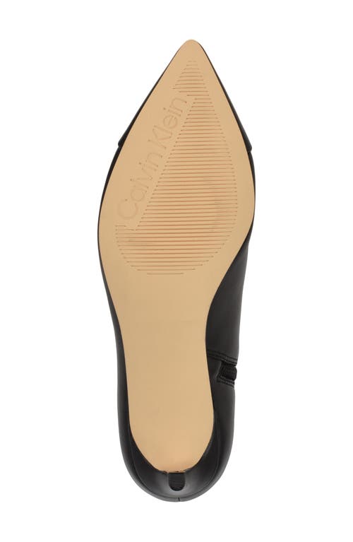 CALVIN KLEIN CALVIN KLEIN GENTLEY POINTED CAP TOE BOOTIE