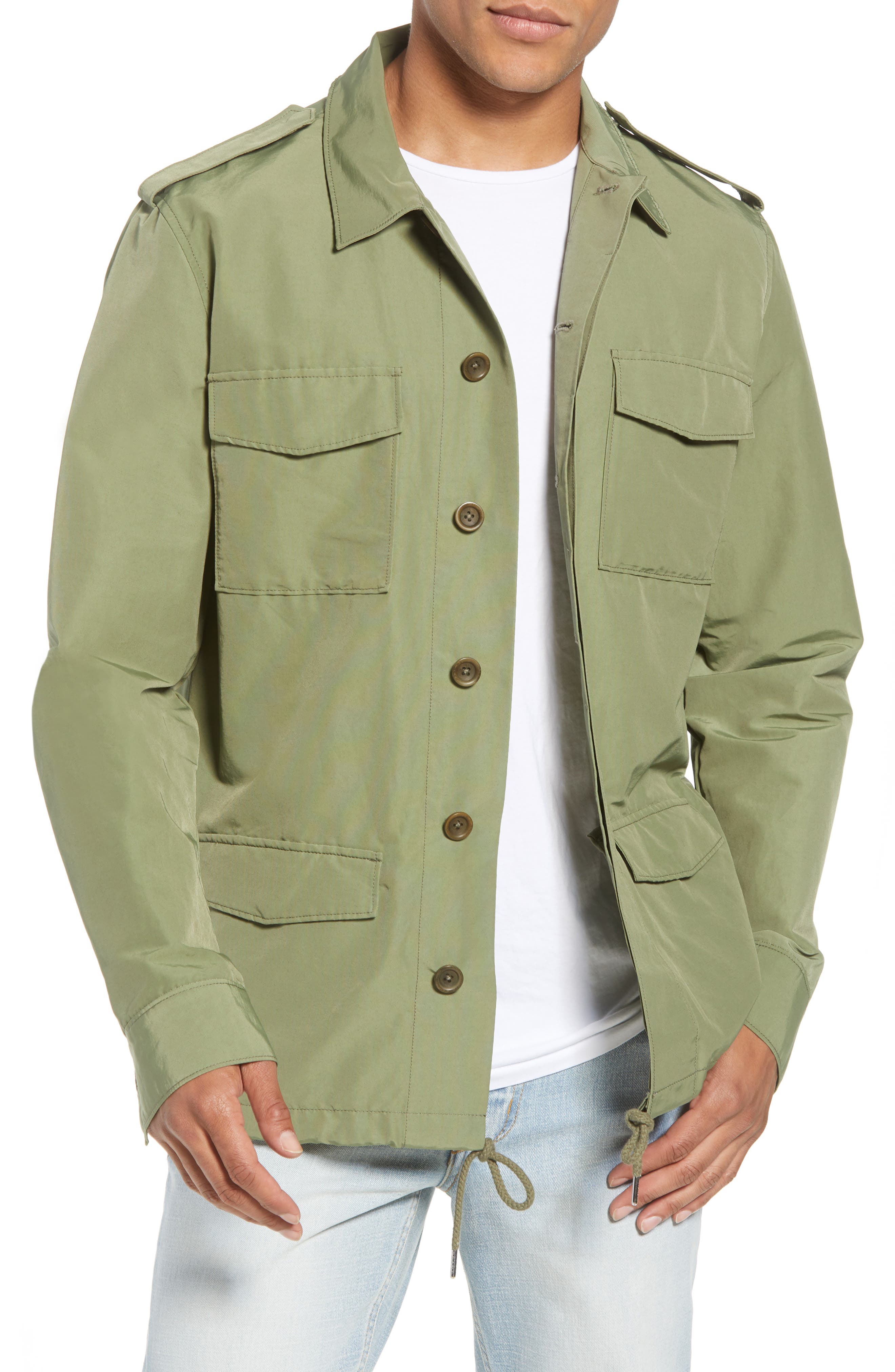 slim fit army jacket