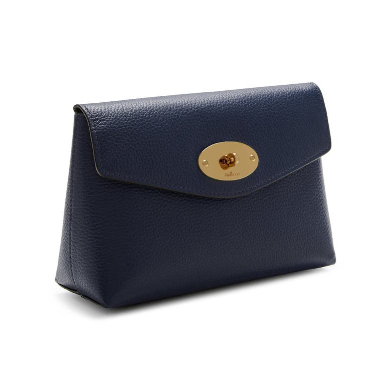 Mulberry Darley Cosmetic Pouch Scg In Bright Navy