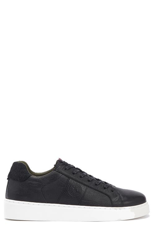 Shop Barbour Ponting Sneaker In Black