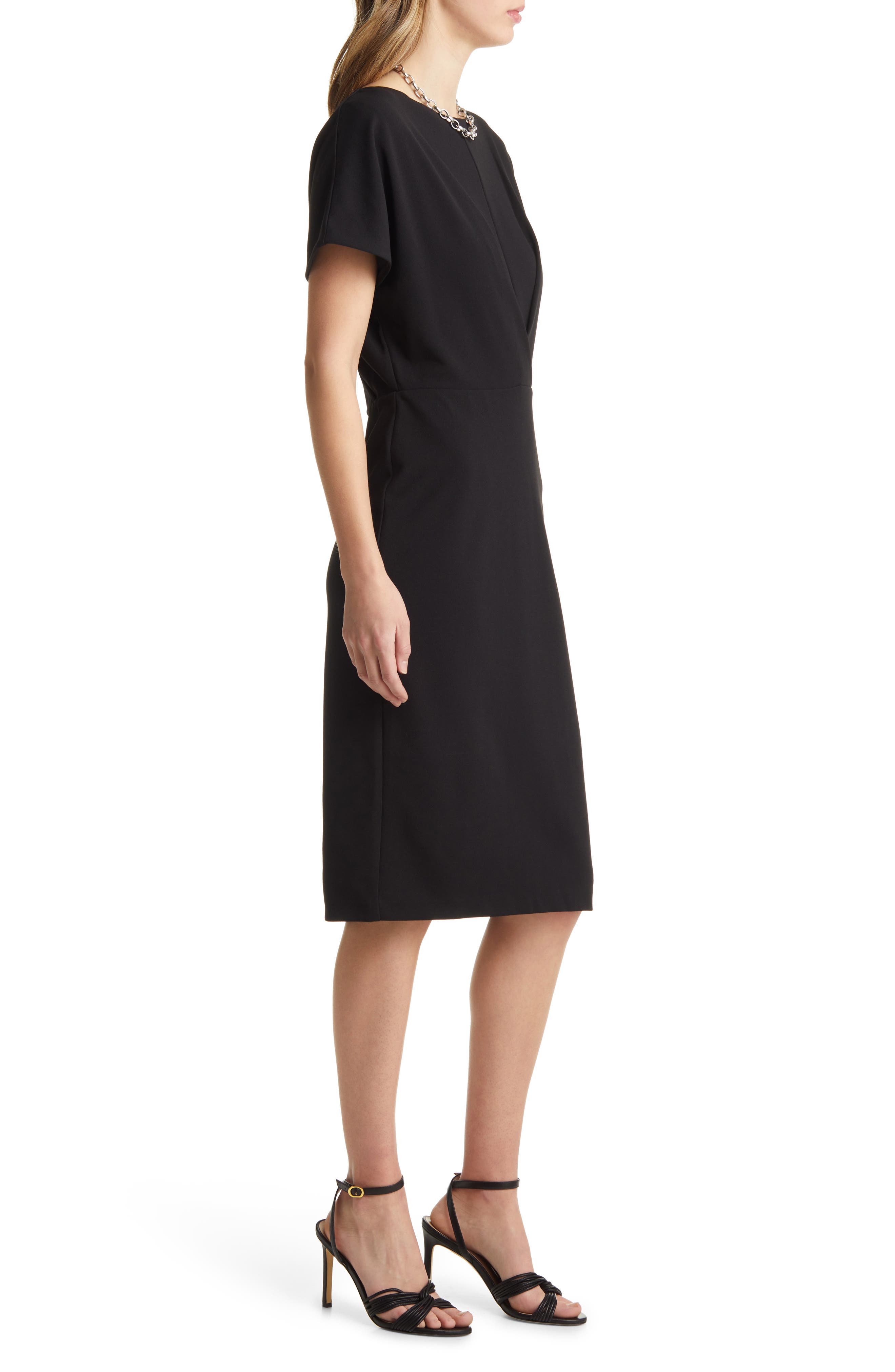 nordstrom halogen black dress