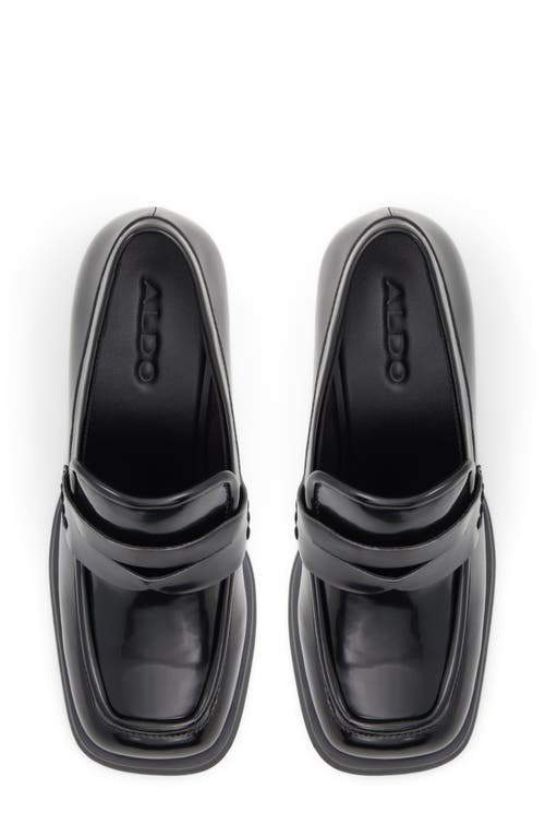 Aldo Naila Penny Loafer Pump In Other Black
