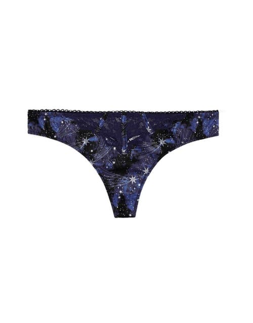 Shop Adore Me Rochelle Thong Panties In Novelty Black