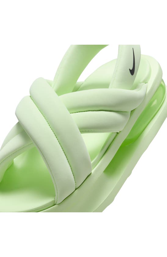Shop Nike Air Max Isla Platform Sandal In Barely Volt/ Black/ Volt