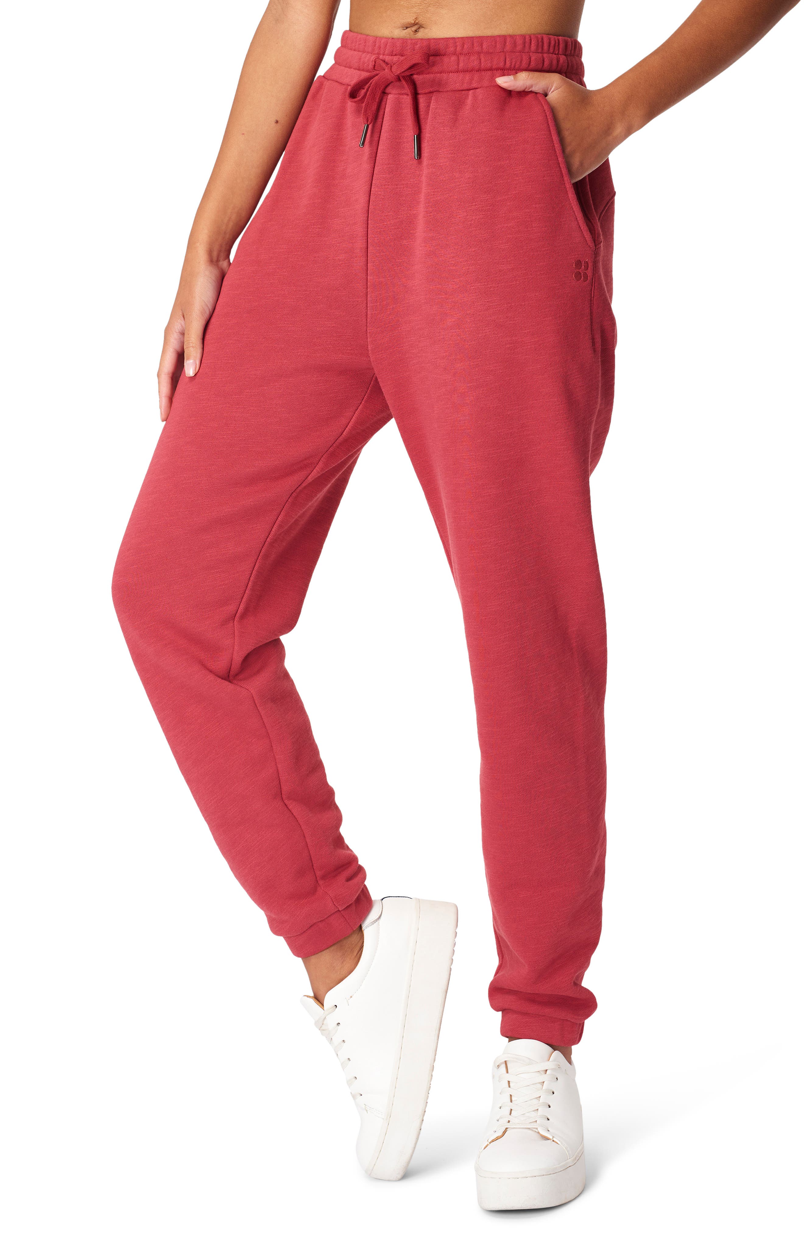 Sweaty Betty Essential Pocket Joggers In Renaissance Red