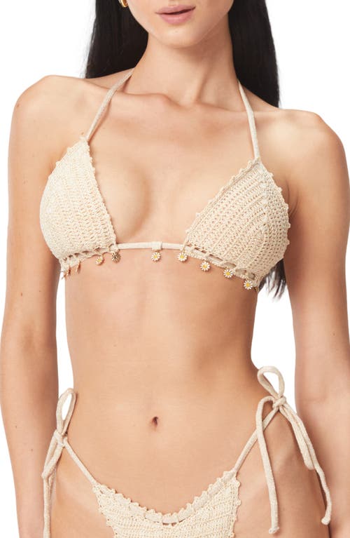 Trinidad Crochet Bikini Top in Ivory