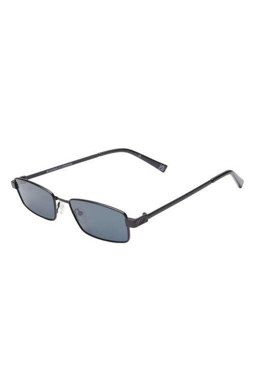 Shop Le Specs Bizarro 56mm Rectangular Sunglasses In Black