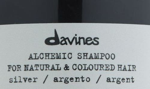 Davines Alchemic Shampoo For Silver Tones In No Color
