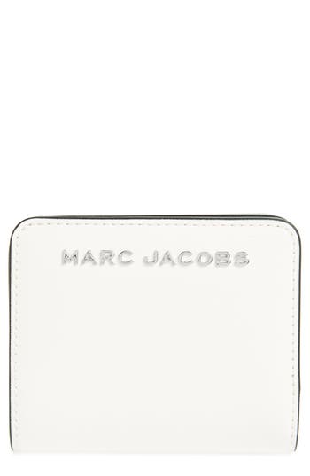Marc Jacobs Trademarc Mini Compact Wallet In Cotton