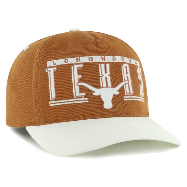 Shop 47 ' Texas Orange Texas Longhorns Double Header Hitch Adjustable Hat In Burnt Orange