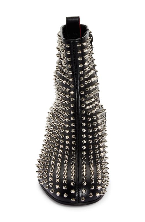 Shop Christian Louboutin Spikeasy Uomo Studded Boot In Black