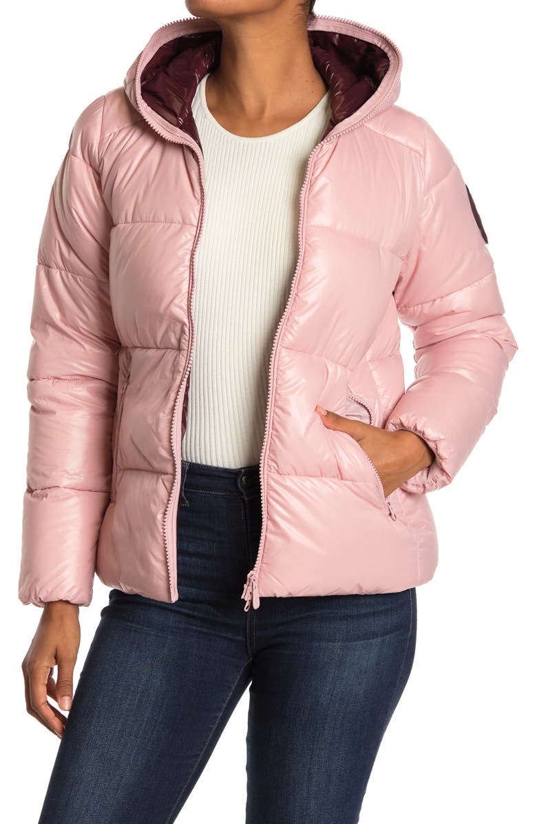 SAVE THE DUCK Quilted Puffer Jacket, Main, color, 996 BLUSH PINK