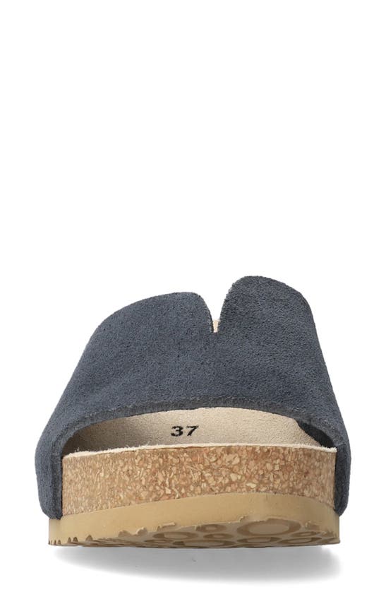 Mephisto Lisane Slide Sandal In Deep Blue Sandvel