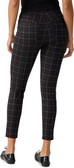 Sanctuary Runway Plaid Leggings Nordstrom