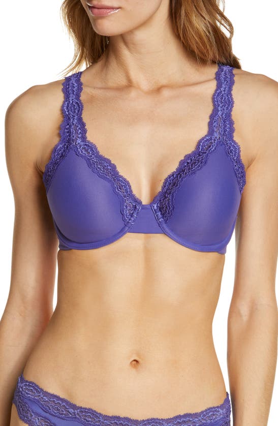 Wacoal Softy Styled Underwire Full Coverage Bra In Orient Blue