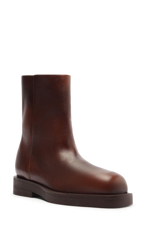 Shop Schutz Jamie Platform Bootie In Brown