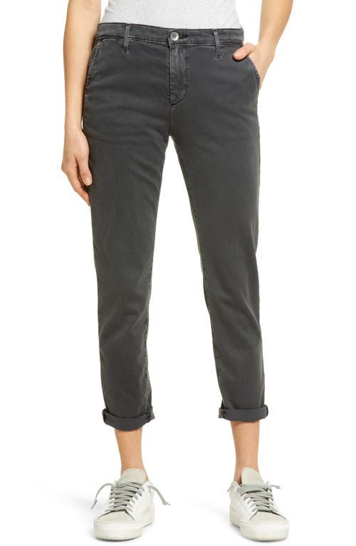 AG Caden Crop Twill Trousers at Nordstrom,